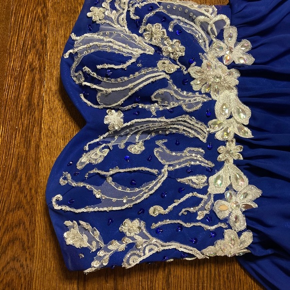 Blue Prom Dress - Picture 4 of 6